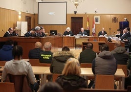 Celebración de una de las sesiones del juicio a primeros de mayo.