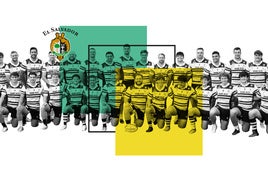 La plantilla del Rugby El Salvador que disputará en Valladolid la final de la Copa del Rey