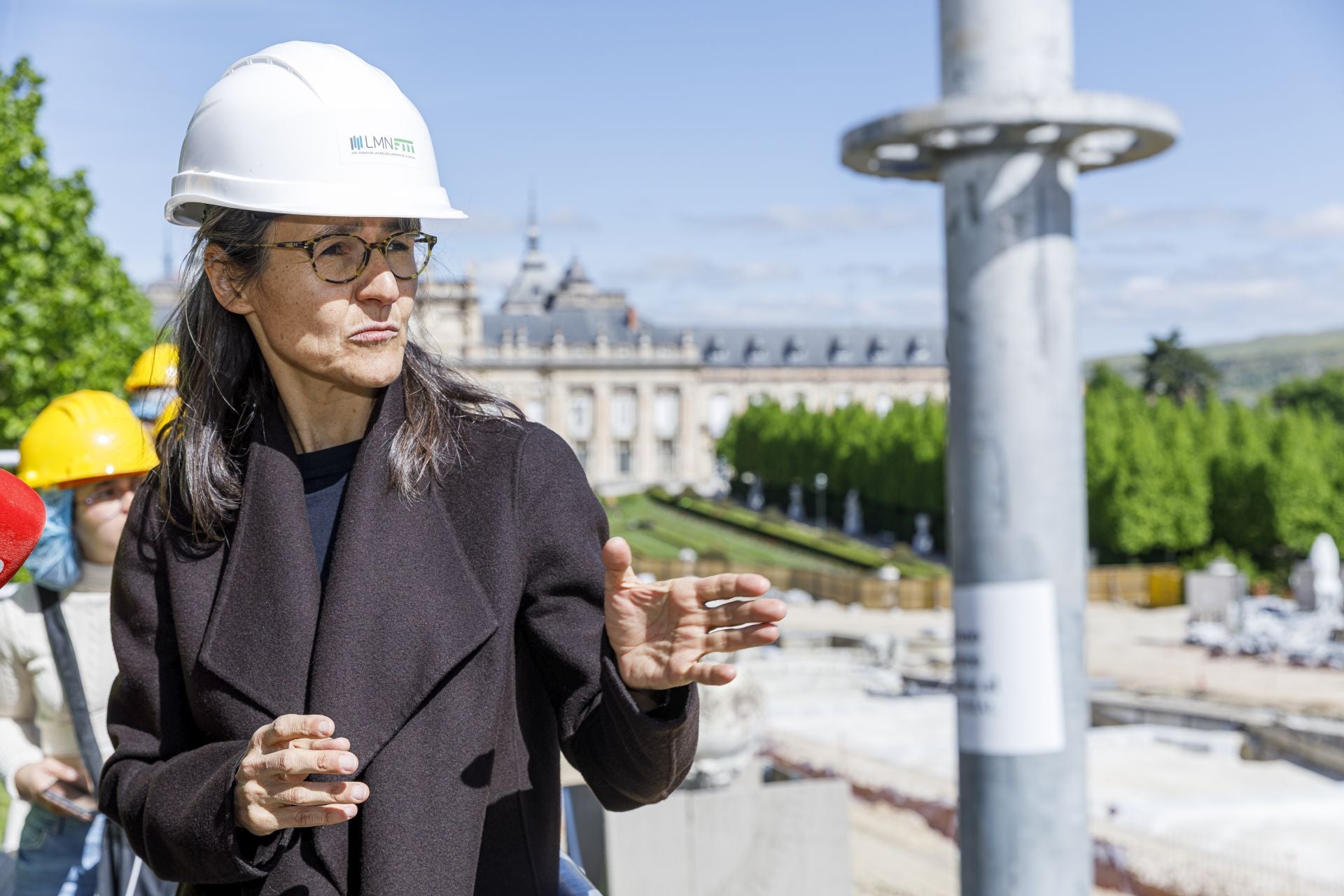 Fotos de las obras para restaurar la fuente más grande de La Granja de San IIdefonso