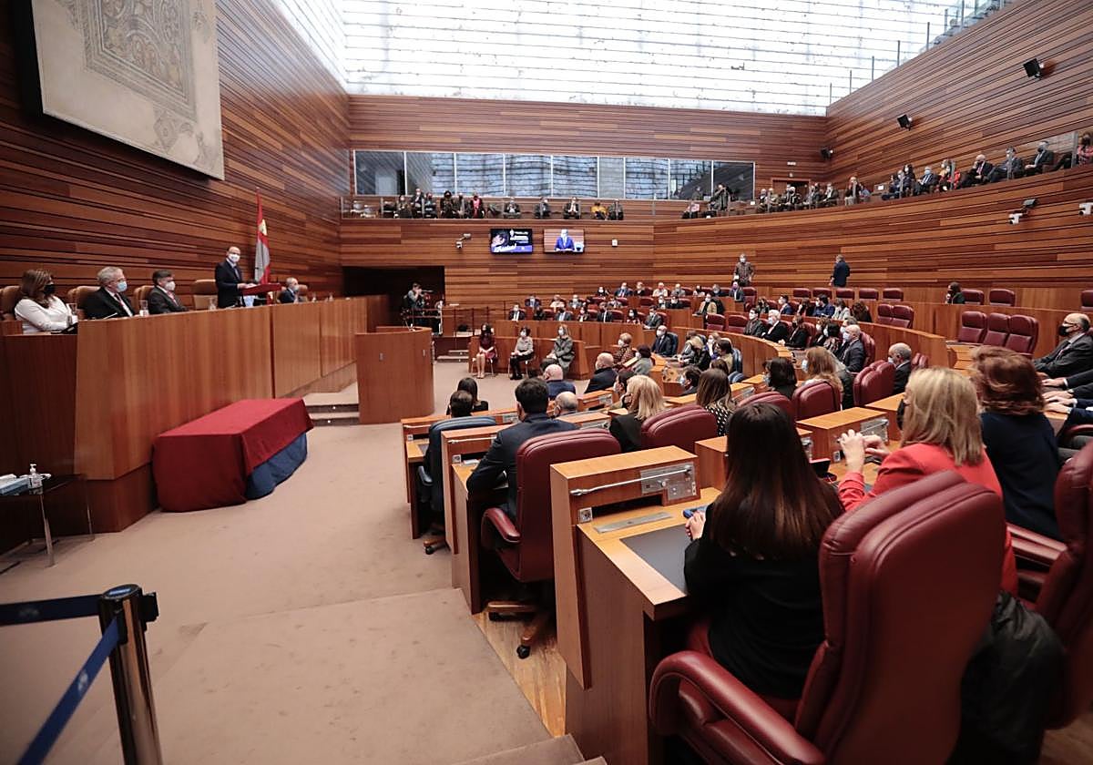 Sesión en las Cortes en una imagen de archivo.