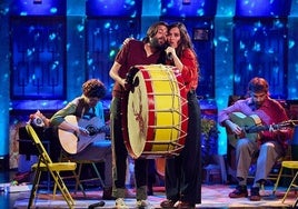 Salvador Sobral y Sílvia Pérez estuvieron en 'La Revuelta'.