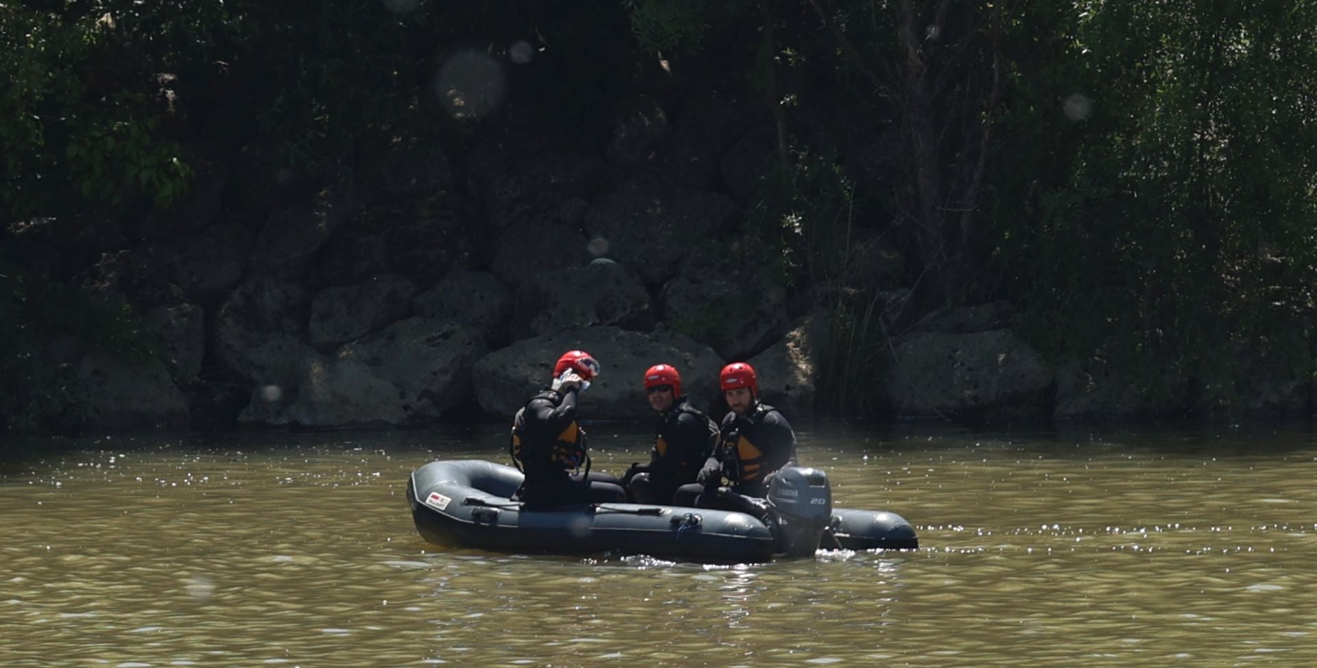 Imágenes de la búsqueda del pescador vallisoletano