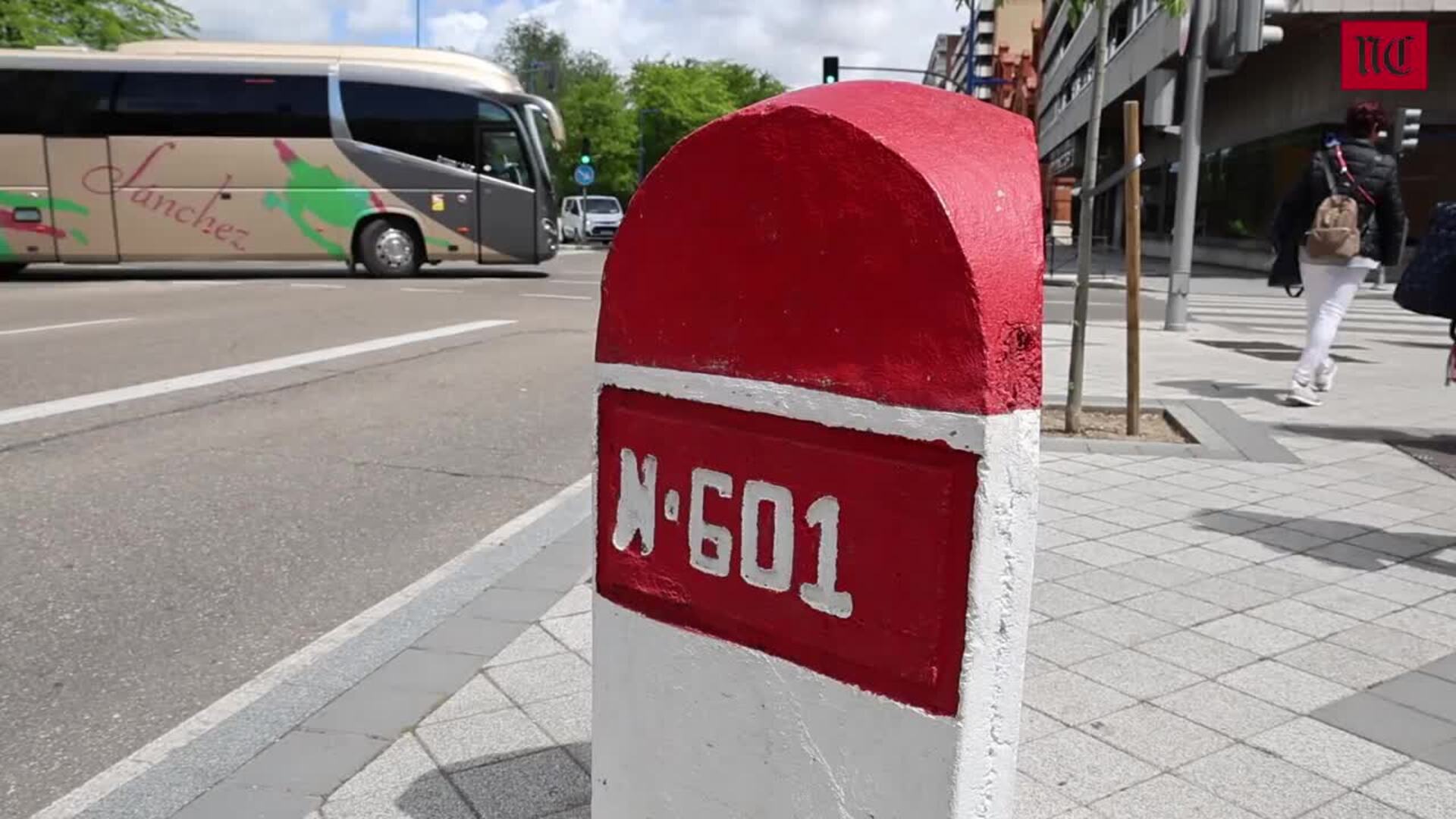 La historia de los dos mojones del centro de Valladolid