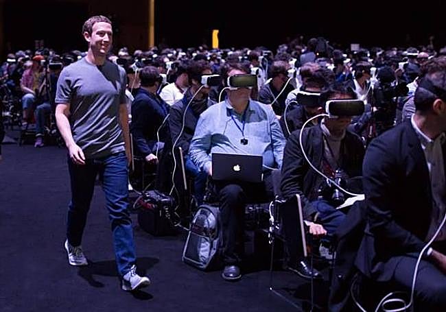 Mark Zuckerberg, en un acto tecnológico de 2016.