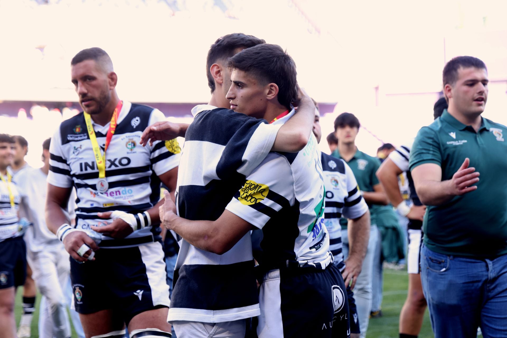 Final de la Copa del Rey de rugby entre el VRAC y El Salvador