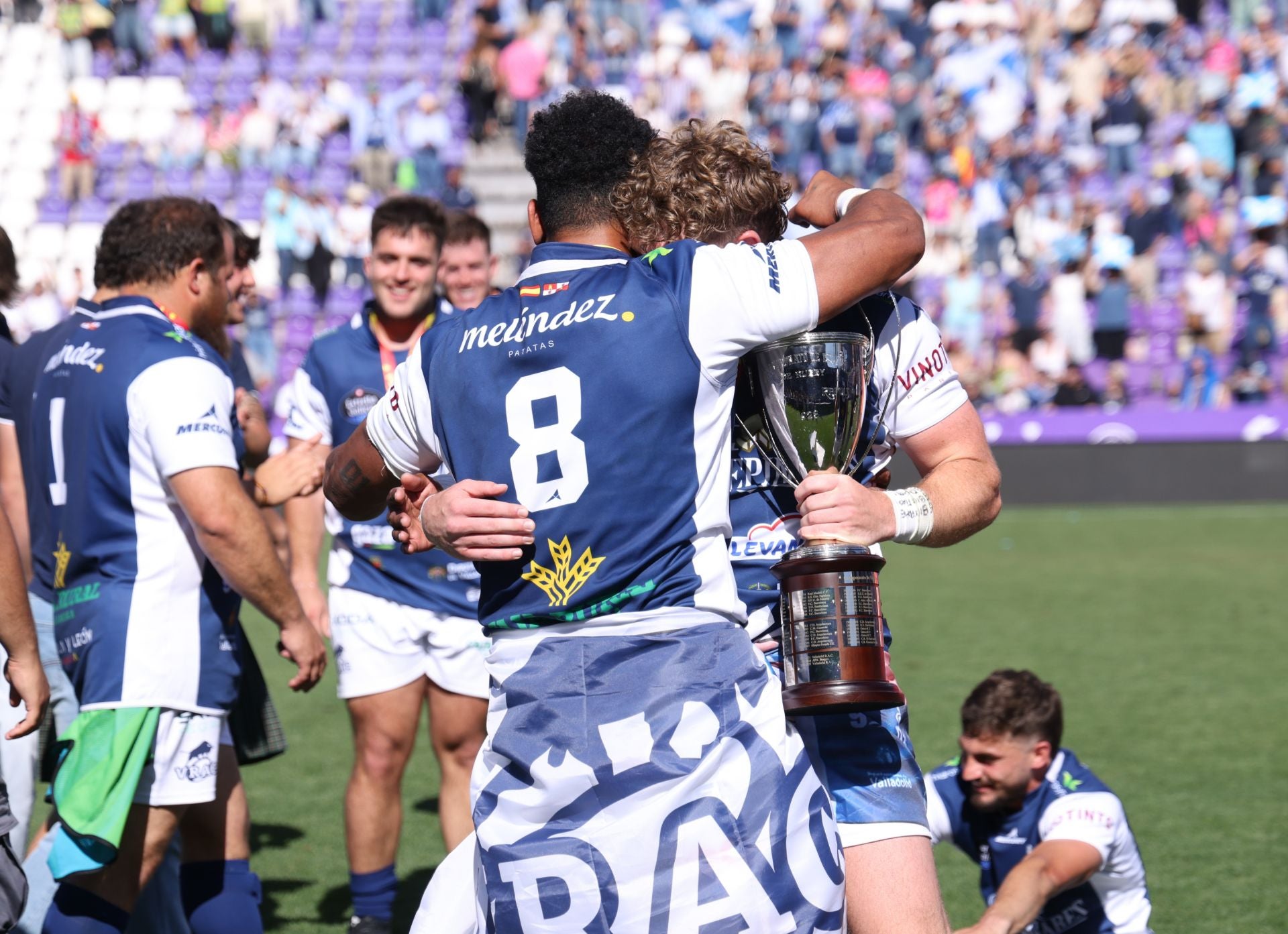 Final de la Copa del Rey de rugby entre el VRAC y El Salvador