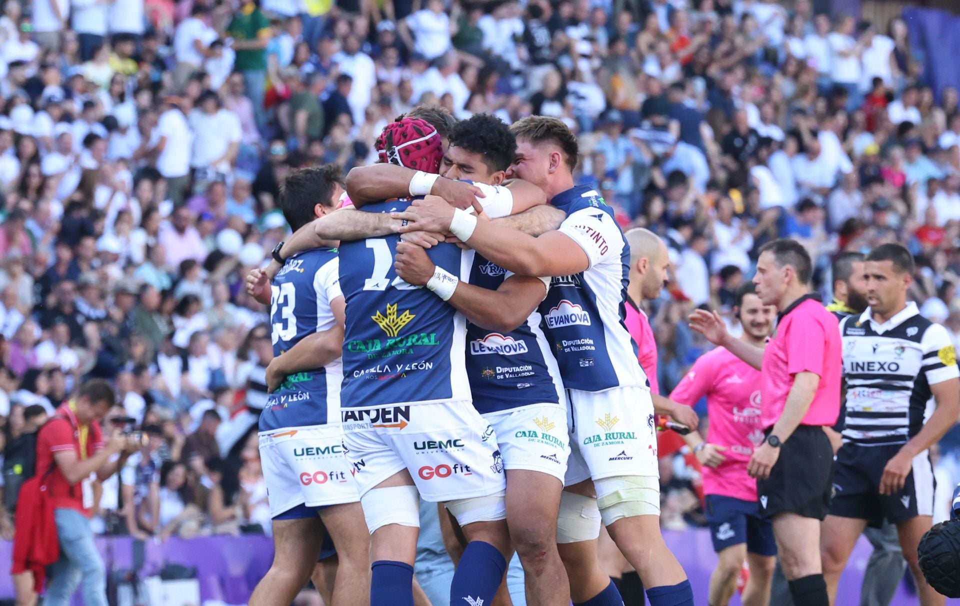 Final de la Copa del Rey de rugby entre el VRAC y El Salvador