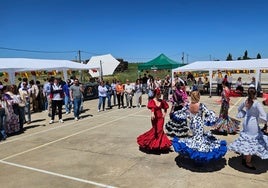 Durante toda la jornada hubo un gran ambiente festivo en el recinto ferial