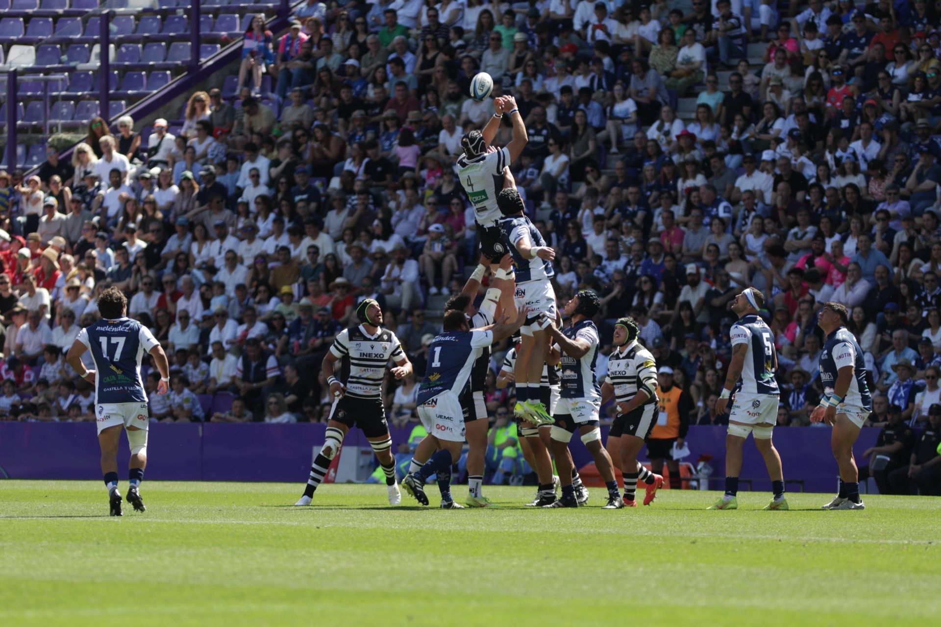 Final de la Copa del Rey de rugby entre el VRAC y El Salvador