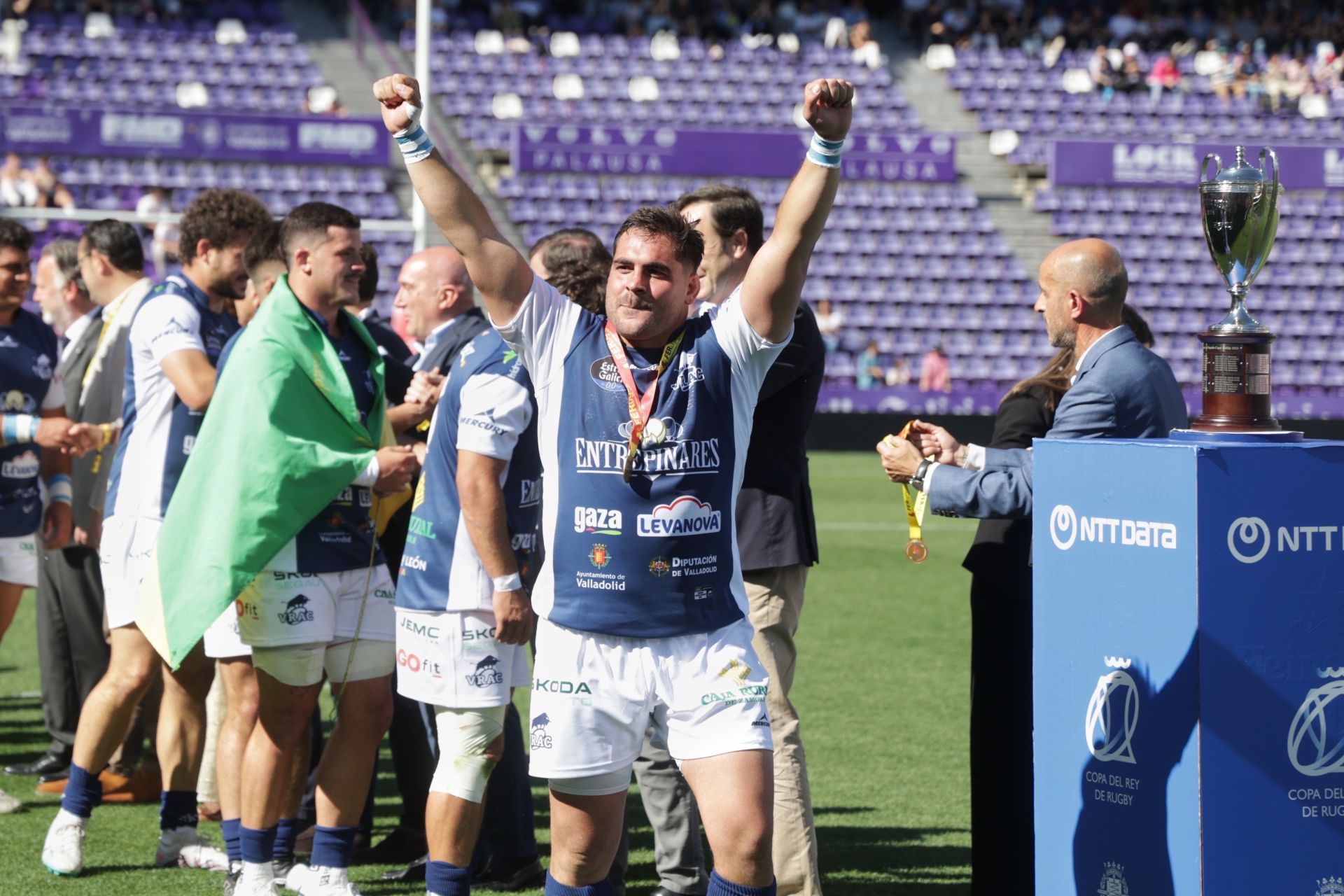 Final de la Copa del Rey de rugby entre el VRAC y El Salvador