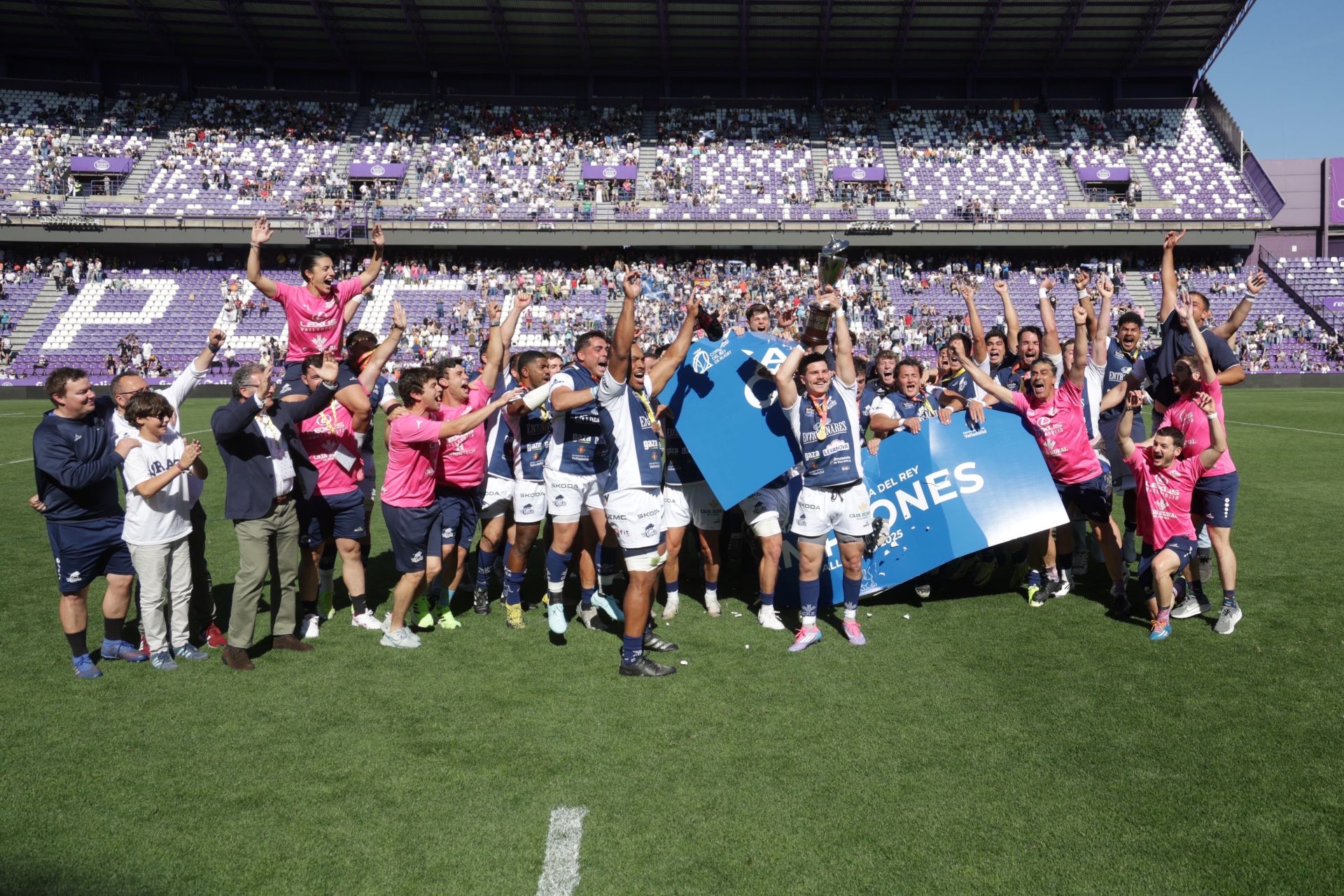 Final de la Copa del Rey de rugby entre el VRAC y El Salvador