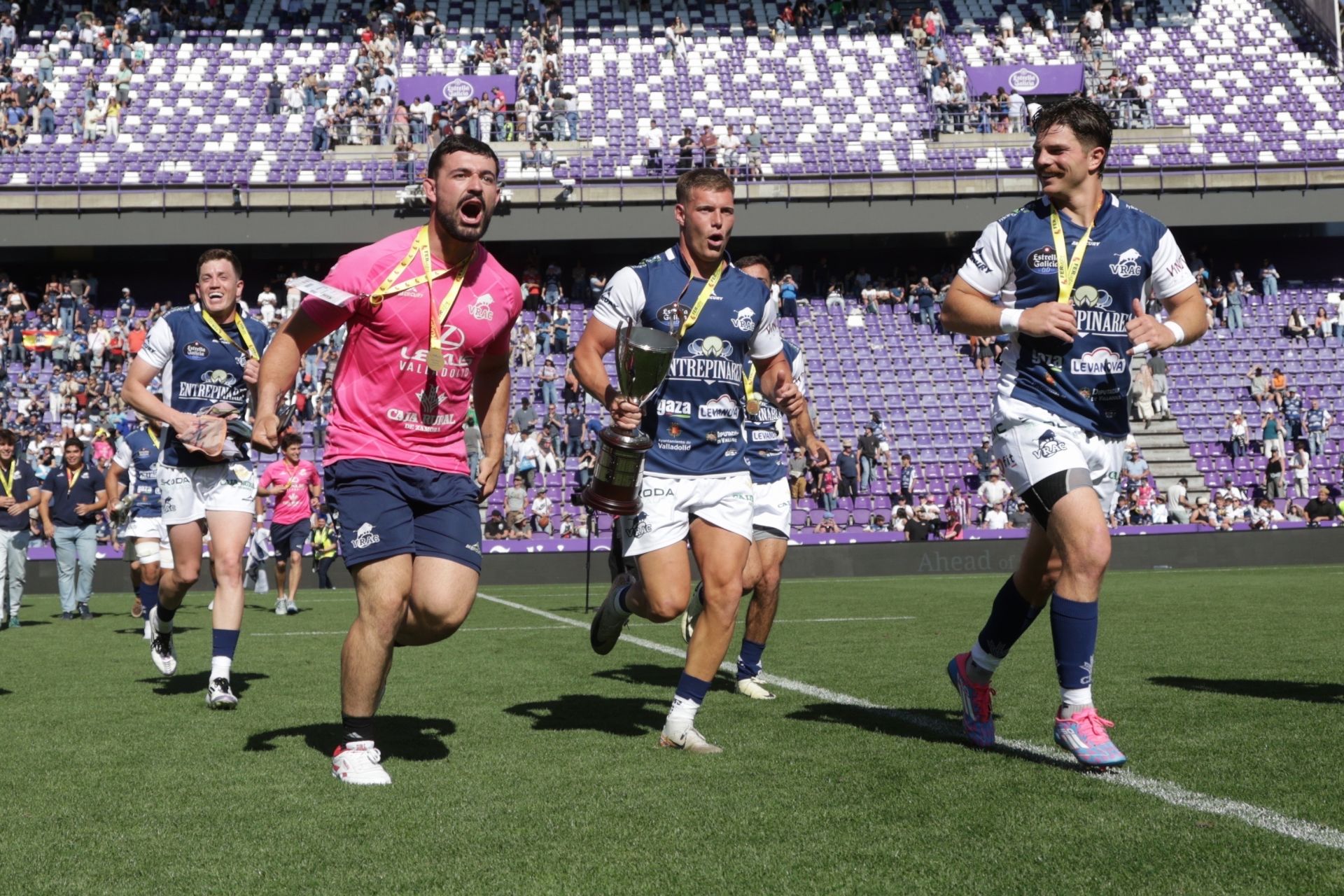 Final de la Copa del Rey de rugby entre el VRAC y El Salvador