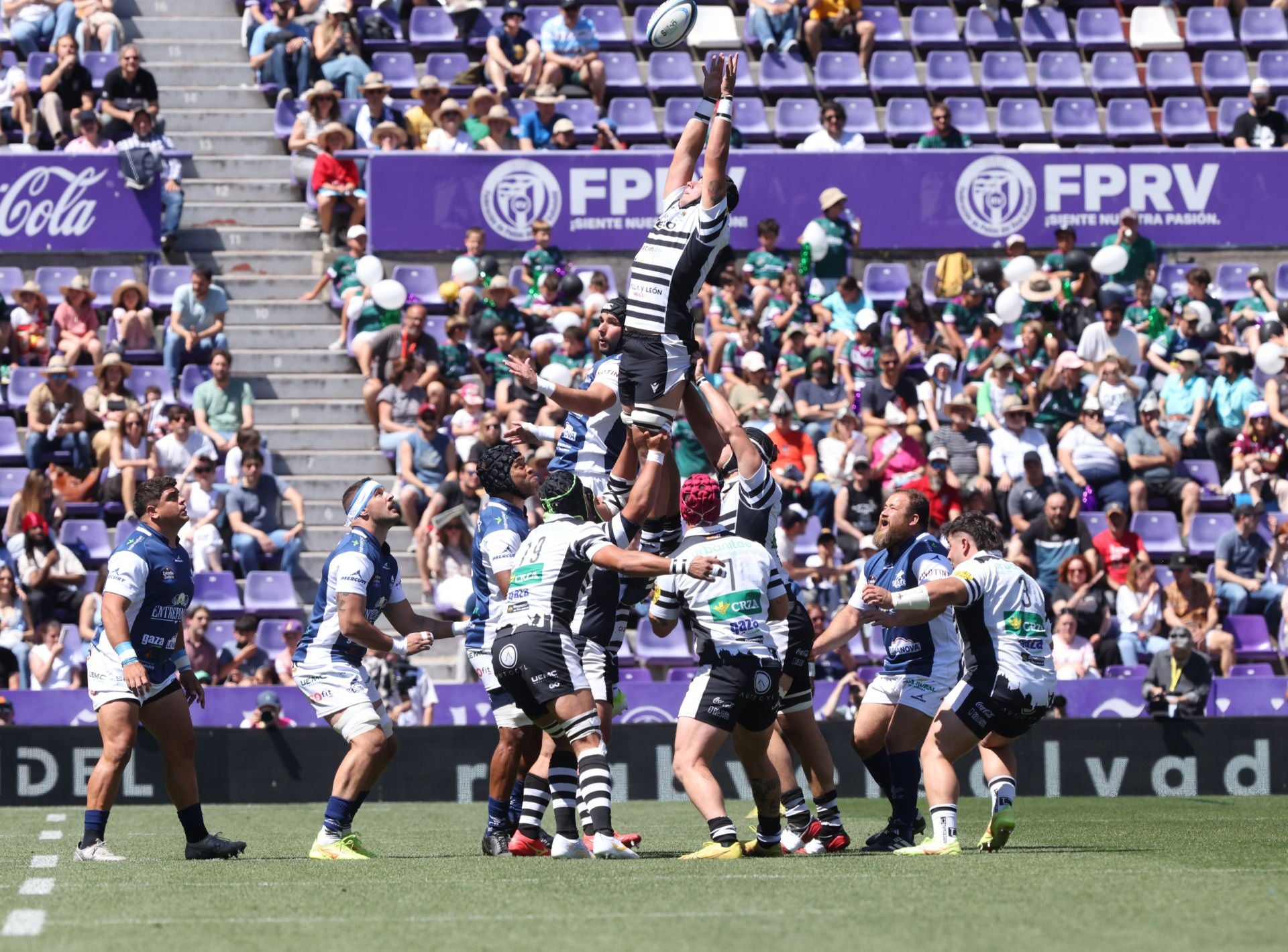 Final de la Copa del Rey de rugby entre el VRAC y El Salvador