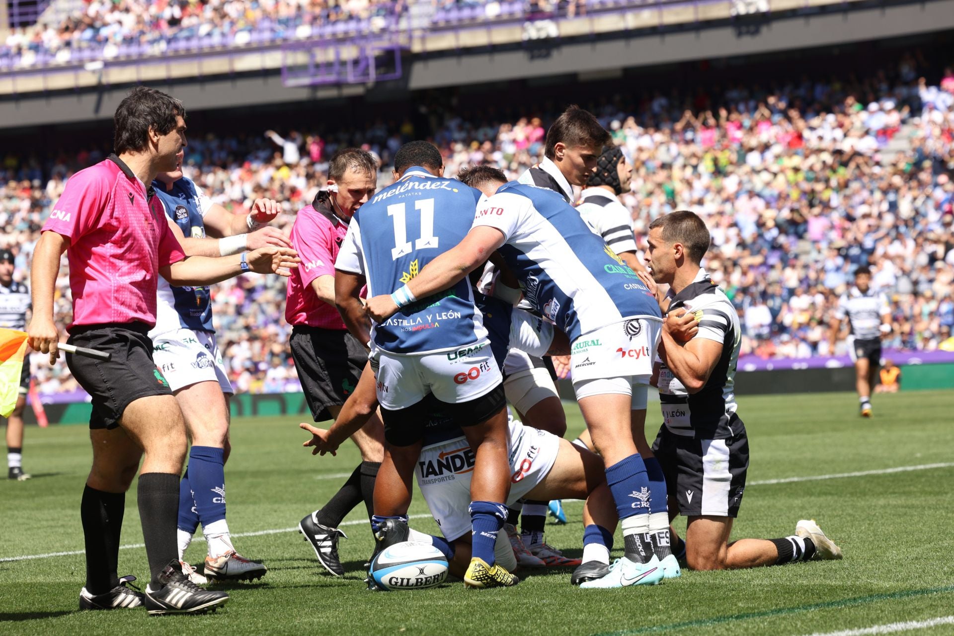 Final de la Copa del Rey de rugby entre el VRAC y El Salvador