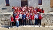 Participantes en el encuentro de voluntarios de Cruz Roja.