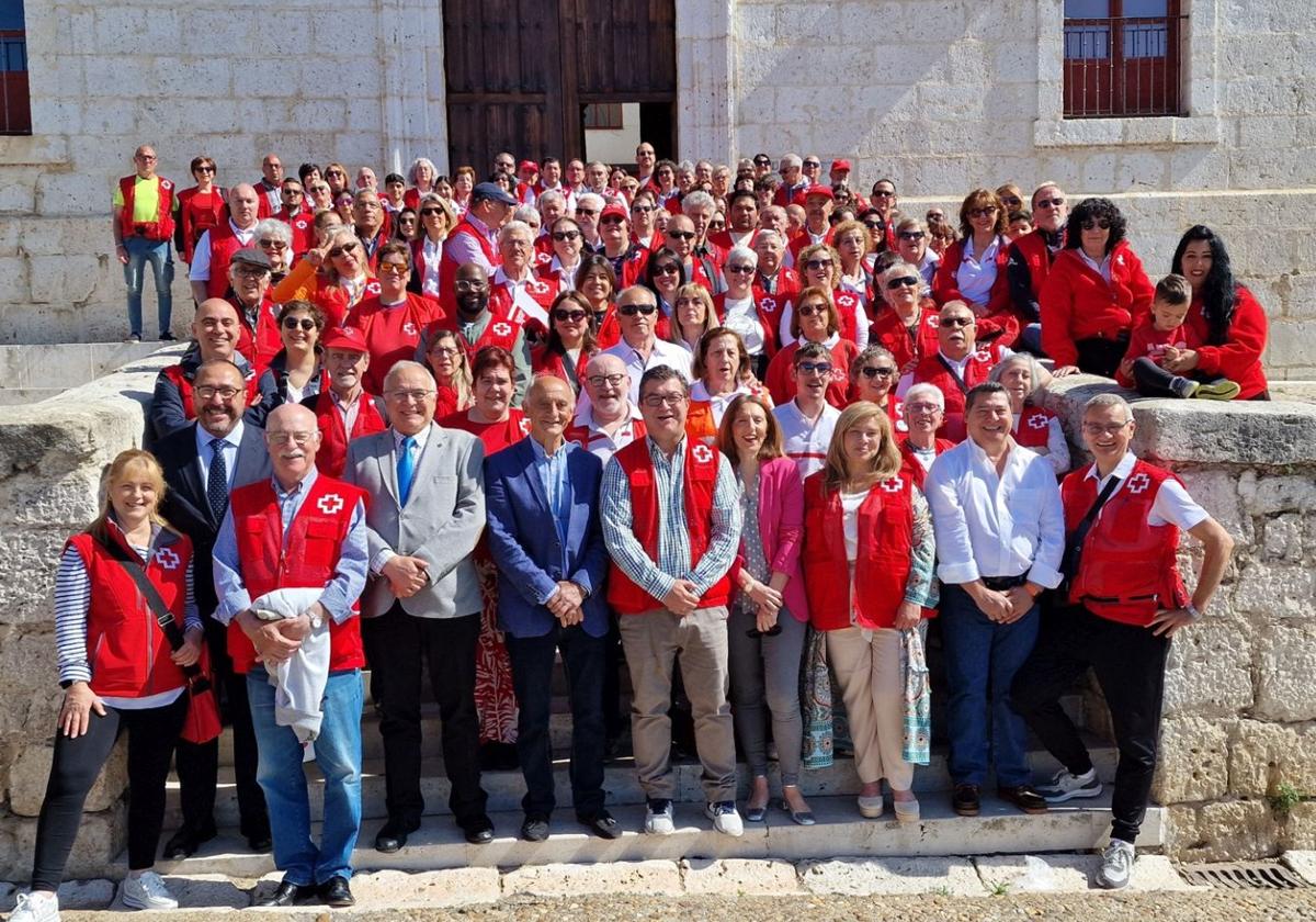 Participantes en el encuentro de voluntarios de Cruz Roja.