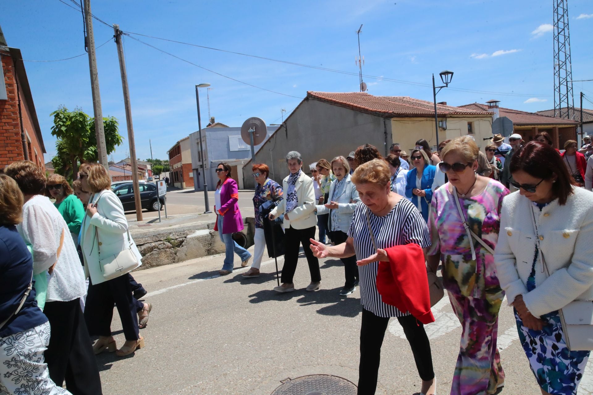 La procesión de la Virgen de la Paz de La Seca, en imágenes