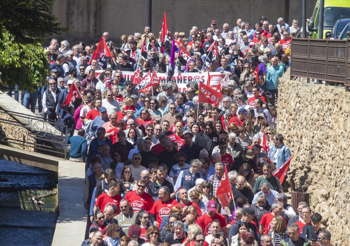 Más de 1.500 personas claman por el futuro industrial de la comarca del Moncayo