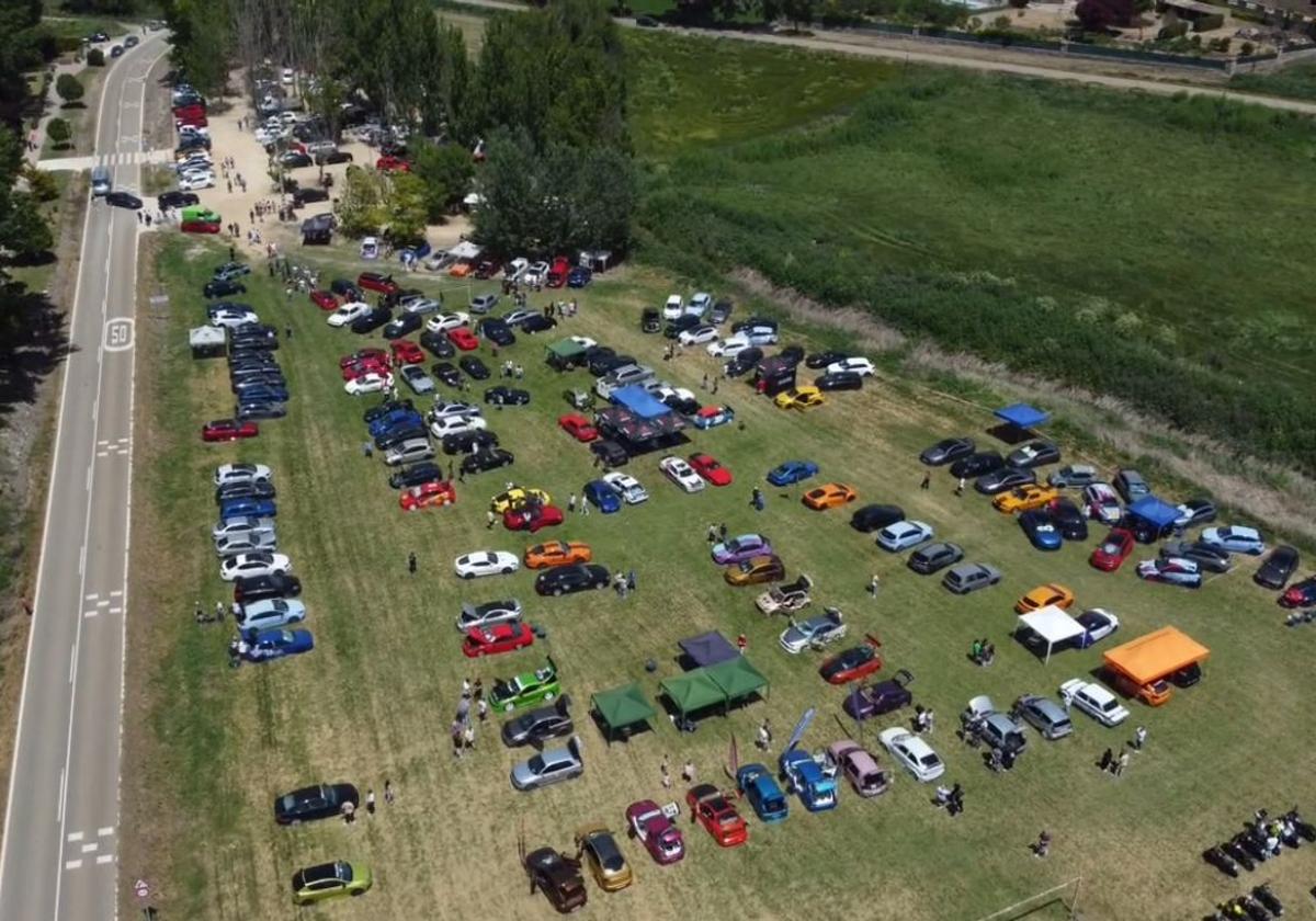 Éxito del festival automovilístico Poliwood en Trigueros del Valle