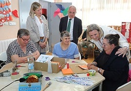 Visita de la vicepresidenta, Isabel Blanco, a las instalaciones de San Cebrián.