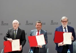 Presentación del convenio de colaboración para el impulso del programa 'Volver a Castilla y León'.