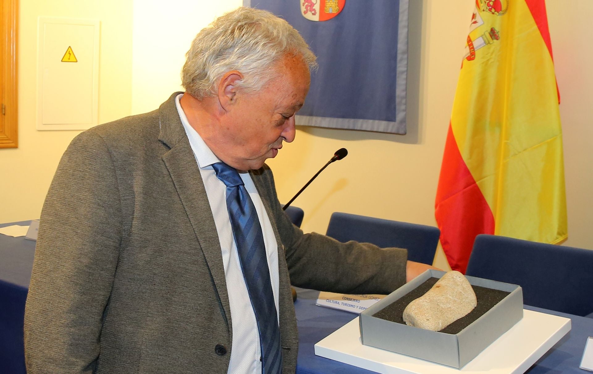 La presentación del hallazgo arqueológico de Segovia