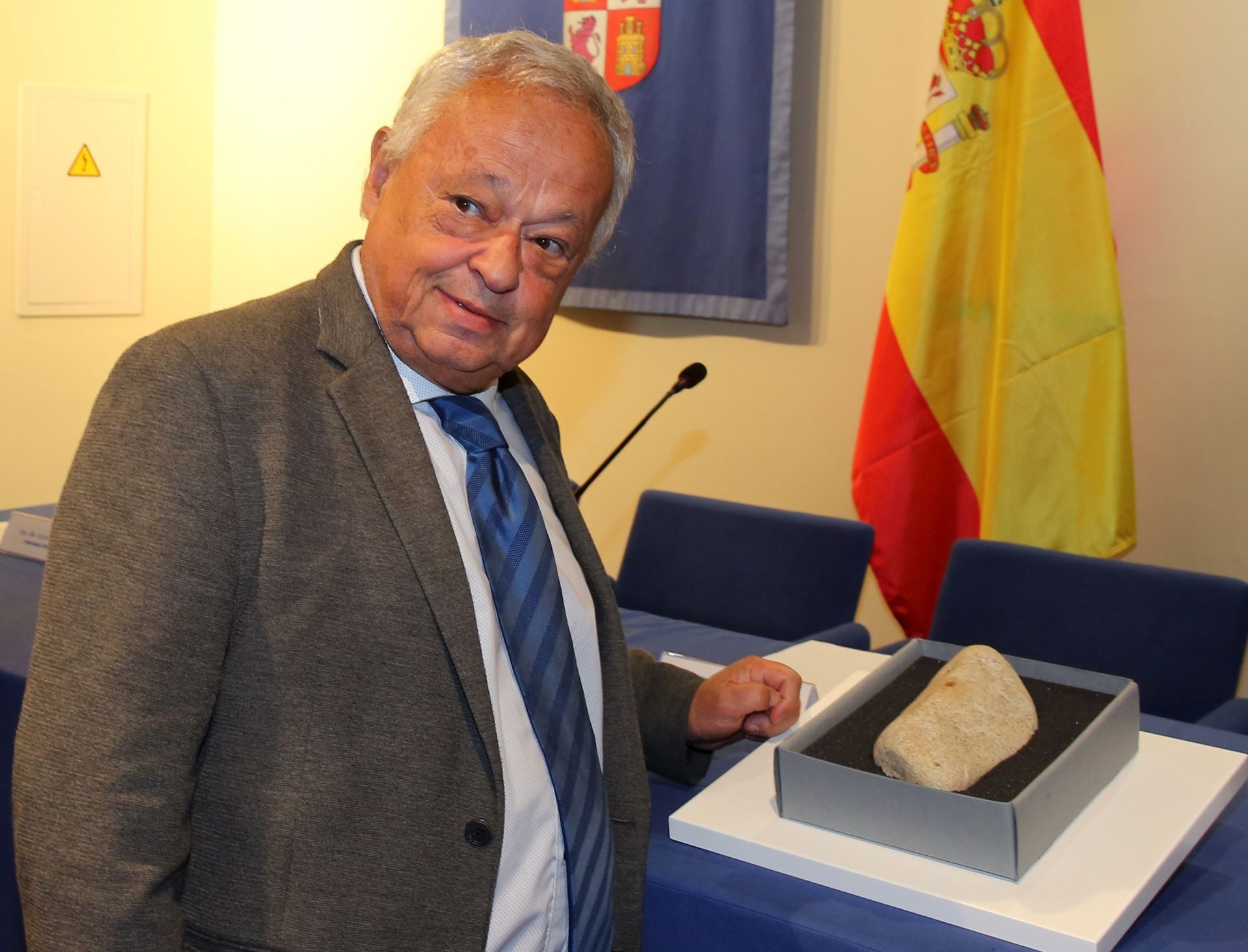 La presentación del hallazgo arqueológico de Segovia