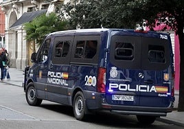 Furgón de la Policía Nacional, en imagen de archivo.