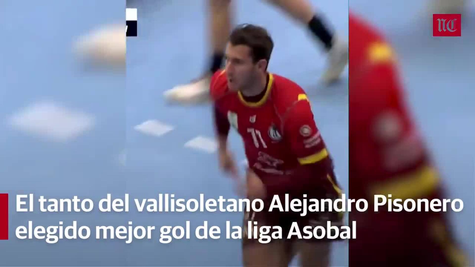 Alejandro Pisonero se lleva el premio al mejor gol de la Liga Asobal