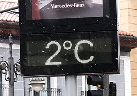 Dos grados es la temperatura que ha registrado esta madrugada un punto de Castilla y León.