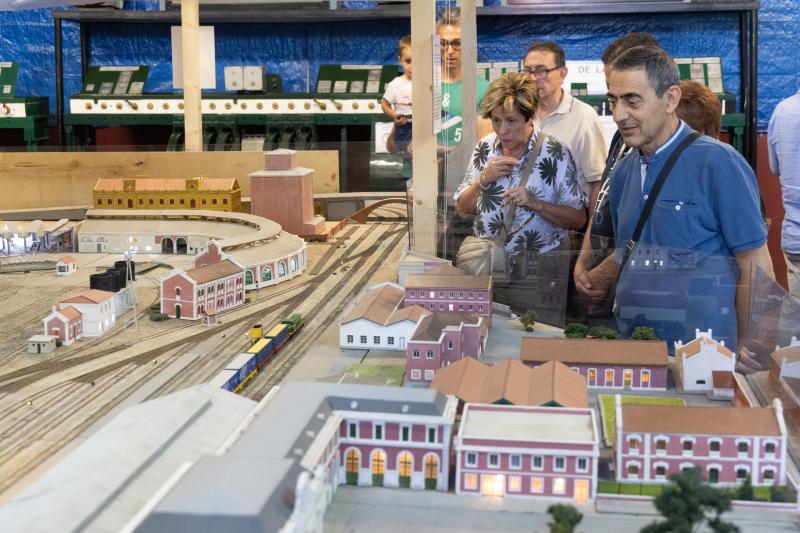 Muestra de una de las maquetas que ASVAFER mantiene en una exposición en las instalaciones de la antigua estación de la Esperanza.