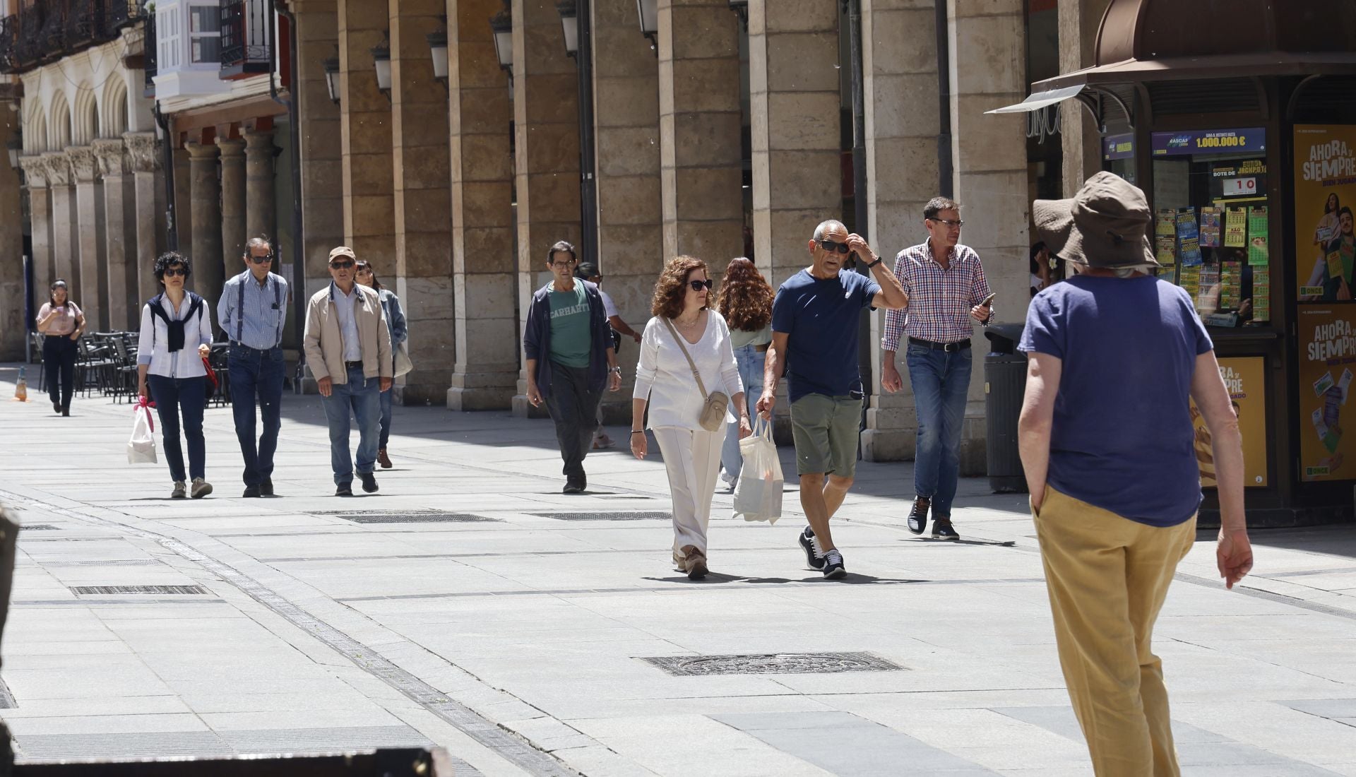 Palencia busca la sombra