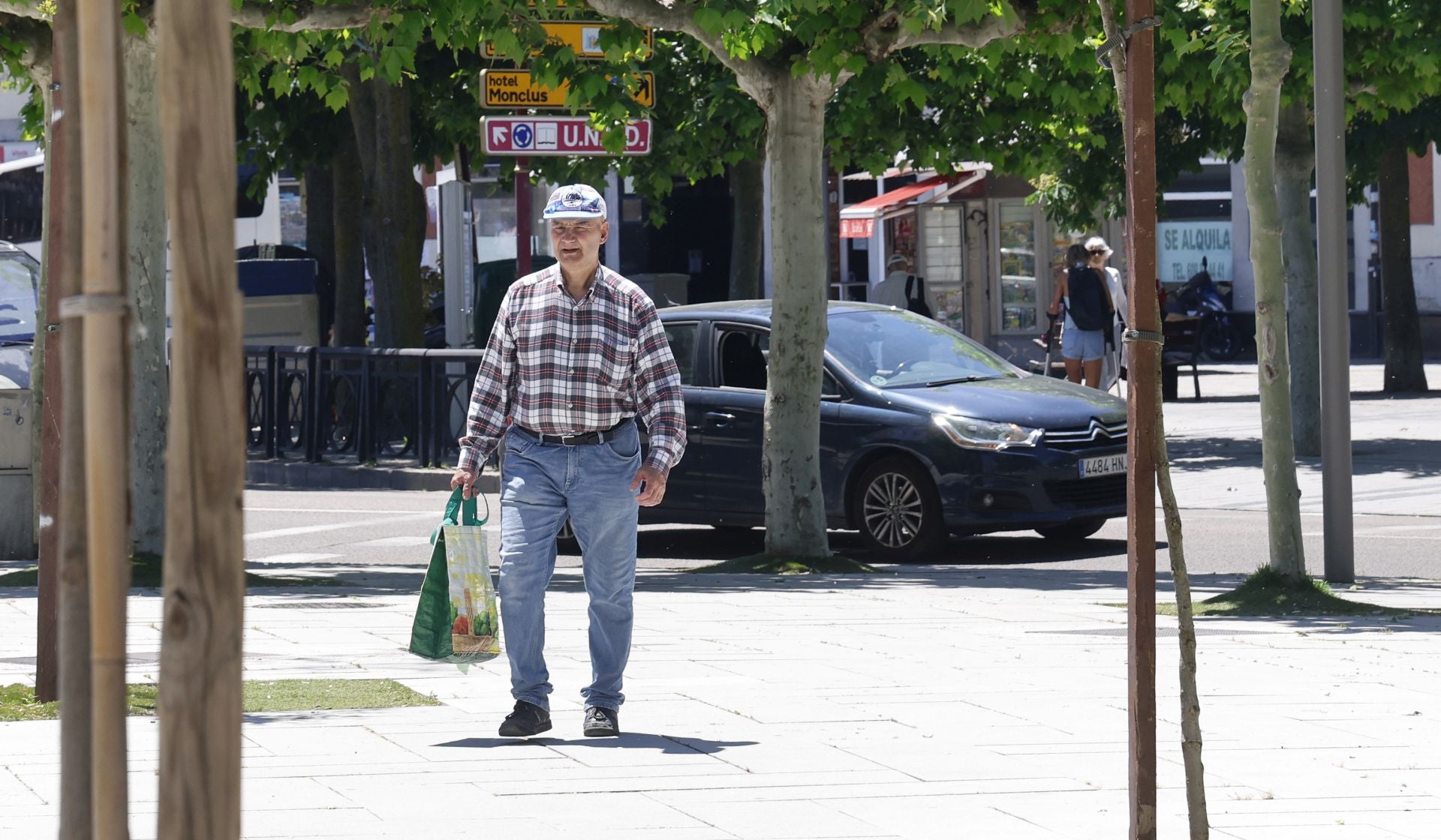 Palencia busca la sombra