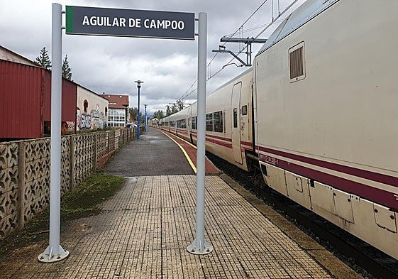 Imagen de archivo de la estación de Aguilar de Campoo.