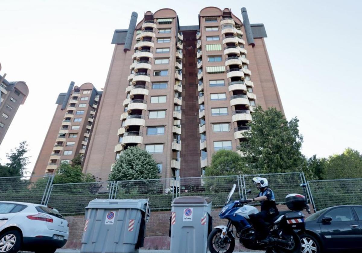 Vista trasera del edificio.