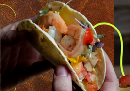 Taco 'El Gobernador', del restaurante vallisoletano Salón chico.