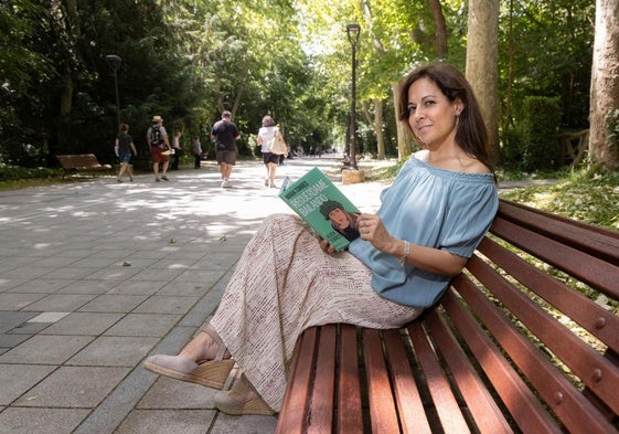 Mara Torres, en el Paseo Central del Campo Grande.