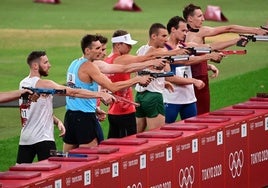 Imagen de una prueba de láser-run.