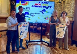 De izquierda a derecha, José Soria, Dani Barrigón, Ángela Mozo y Mayte Martínez.