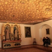 Una de las estancias del monasterio de San Antonio el Real, de mediados del siglo XV.