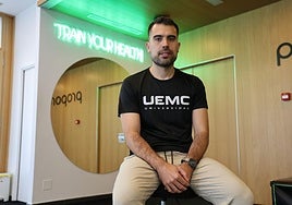 Sergio Maroto, en su centro de entrenamiento Proporción A.