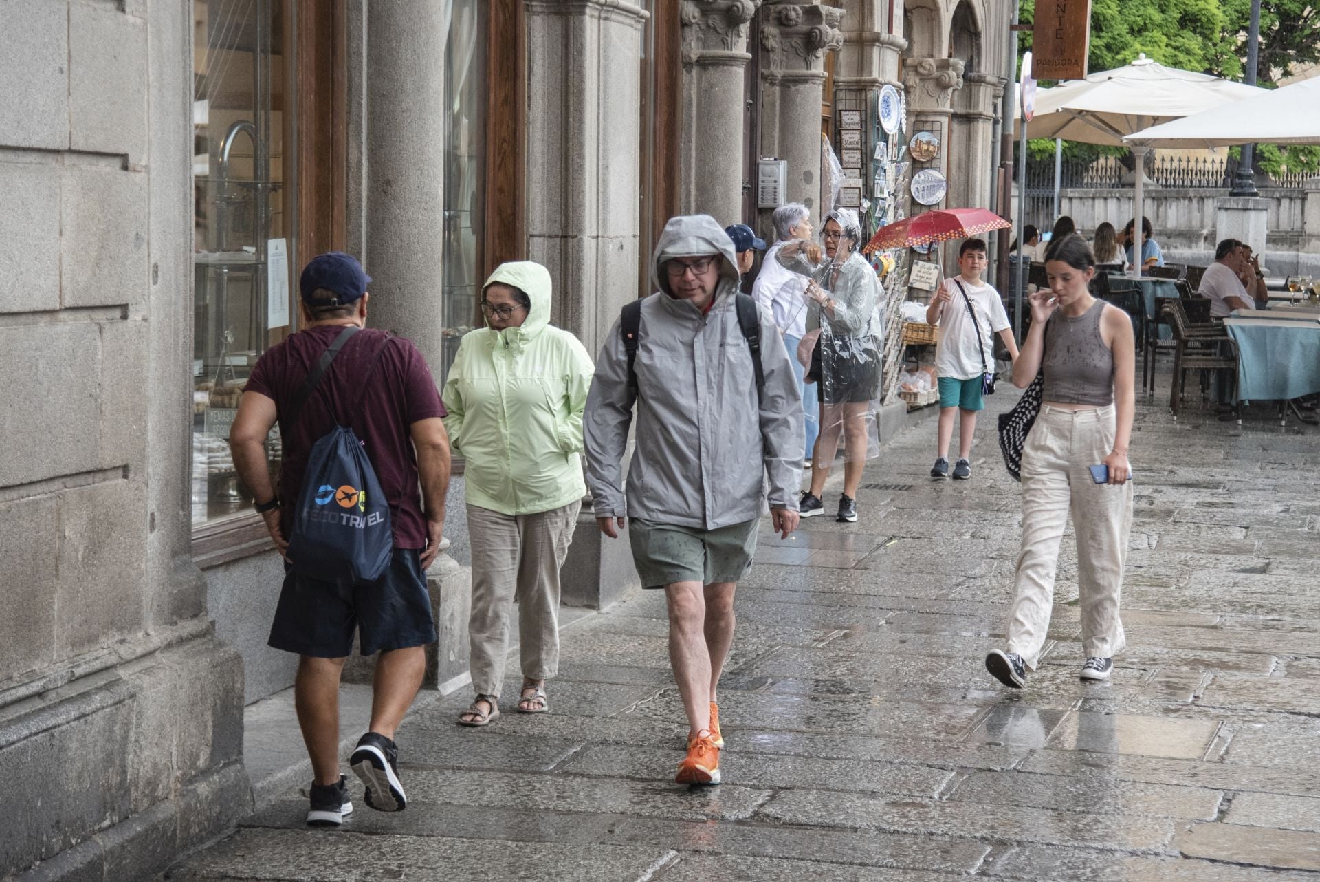 Una tormenta refresca Segovia