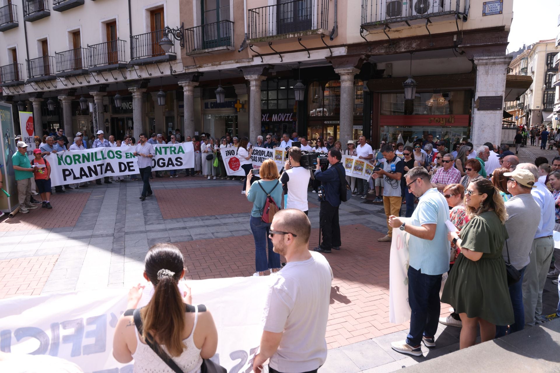 Protesta del mundo rural en Valladolid contra las plantas de biogás