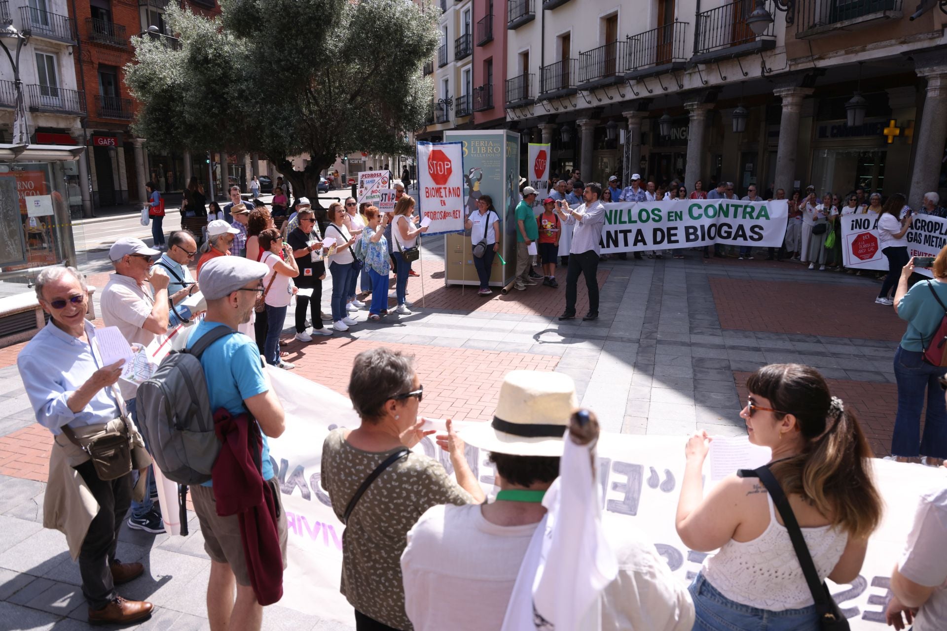 Protesta del mundo rural en Valladolid contra las plantas de biogás