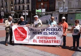 Protesta del mundo rural en Valladolid contra las plantas de biogás