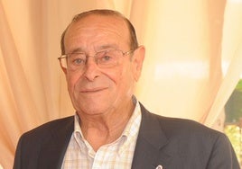 Luis Sanz en una foto de la caseta de El Norte de Castilla.