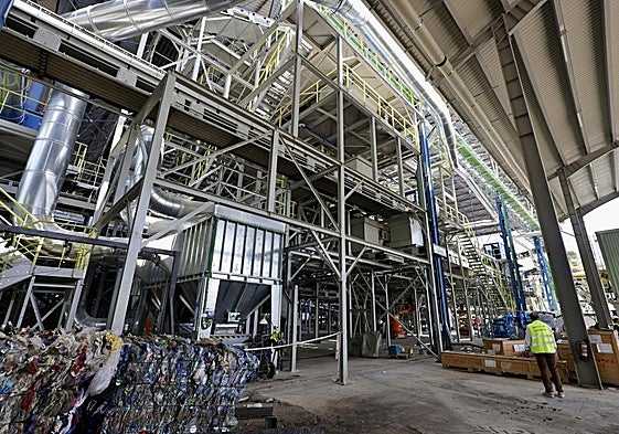 El centro de tratamiento de residuos de Valladolid, donde se gestionan los desechos que se recogen en la ciudad.