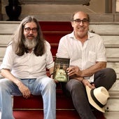 Los escritores zamoranos Luis García Jambrina y Juan Manuel Rodríguez Tobal.
