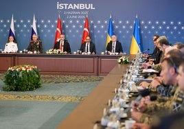 Segunda ronda de conversaciones de paz entre Ucrania y Rusia, en Estambul.