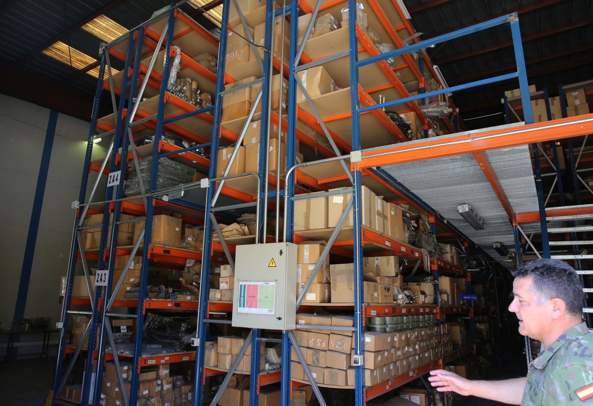 Fotos de las instalaciones de la Base Mixta de Segovia